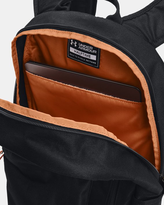 Unisex UA Halftime Backpack, Black, pdpMainDesktop image number 3
